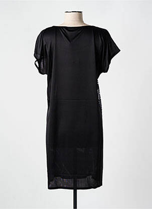 Rochie de plajă croială fluidă negru MIRADONNA femeie