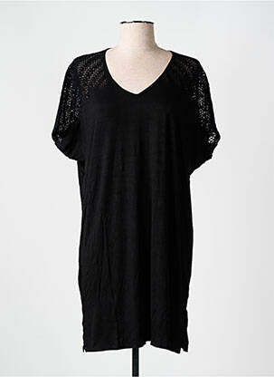 Tunică mâneci scurte negru MIRADONNA femeie