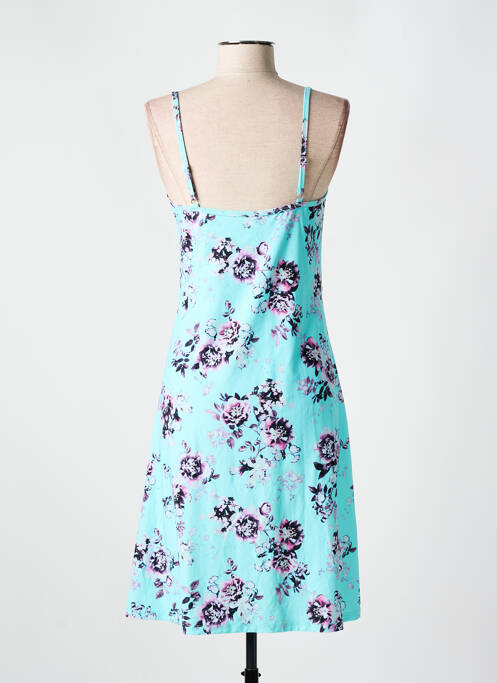 Rochie midi imprimeu floral bretele subțiri albastru CYELL femme