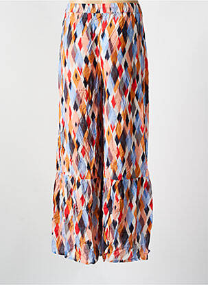 Pantalon larg talie elastică roz CYELL femeie