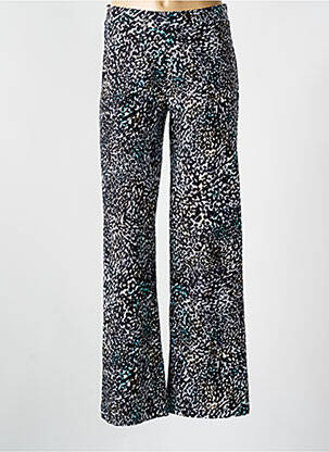 Pantalon drept talie elastică negru CYELL femeie