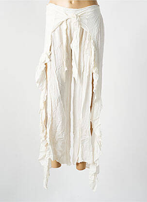 Pantalon 7/8 alb MILONGA femeie