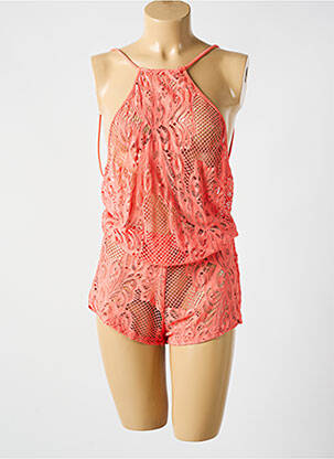 Salopetă scurtă portocaliu LULI FAMA femeie