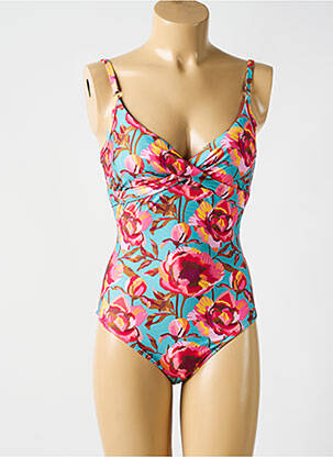 Costum de baie dintr-o singură piesă albastru CYELL femeie