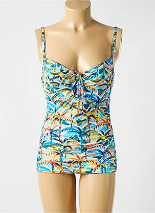 Costum de baie dintr-o singură piesă albastru CYELL femeie