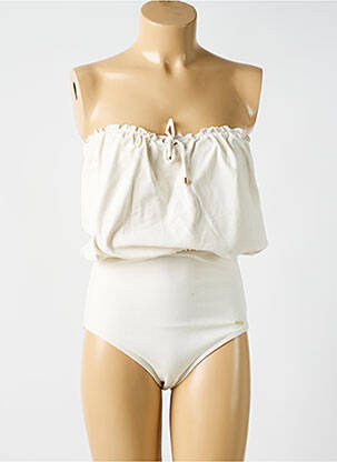 Costum de baie dintr-o singură piesă alb CYELL femeie