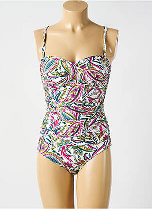 Costum de baie dintr-o singură piesă alb CYELL femeie