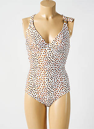 Costum de baie dintr-o singură piesă bej CYELL femeie