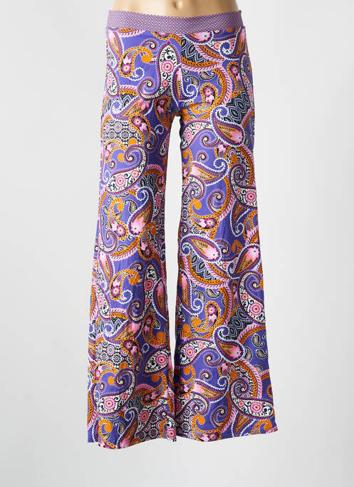 Pantalon evazat violet CYELL femeie