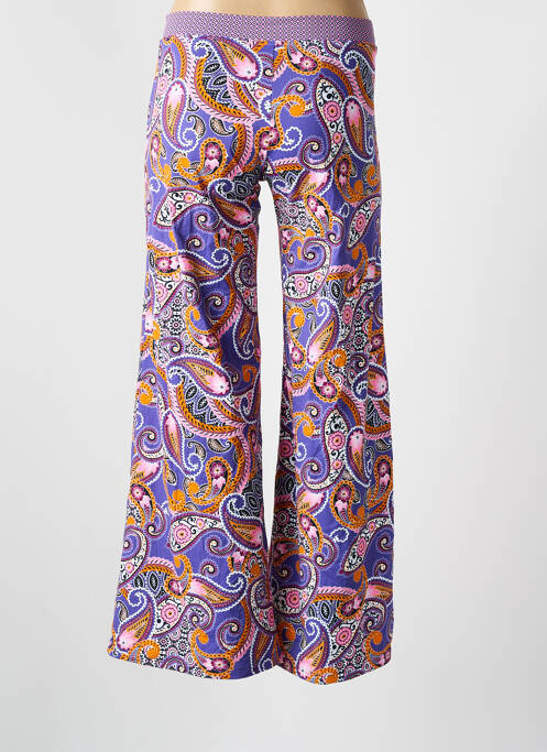 Pantalon evazat violet CYELL femeie