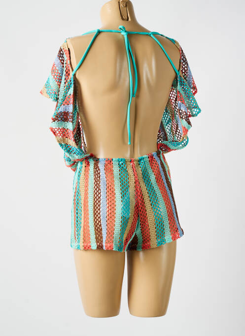 Salopetă scurtă verde LULI FAMA femeie