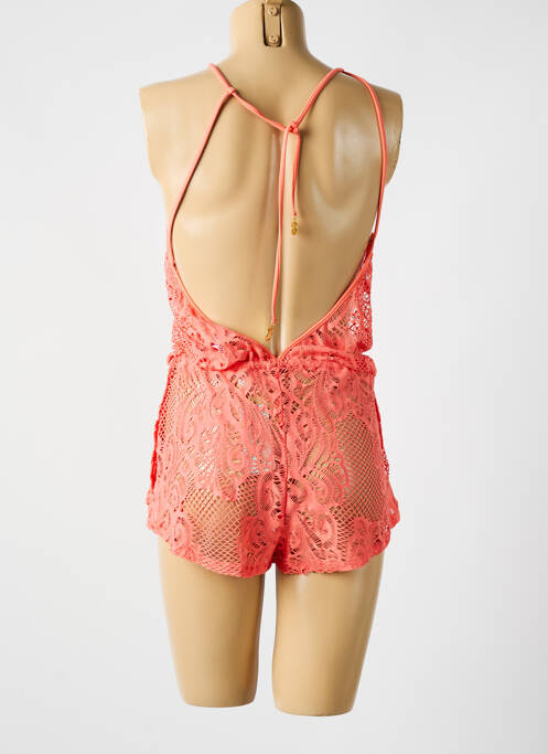 Salopetă scurtă portocaliu LULI FAMA femeie