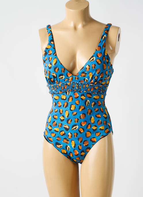 Costum de baie dintr-o singură piesă albastru CYELL femeie