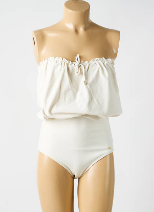 Costum de baie dintr-o singură piesă alb CYELL femeie