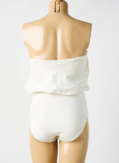 Costum de baie dintr-o singură piesă alb CYELL femeie