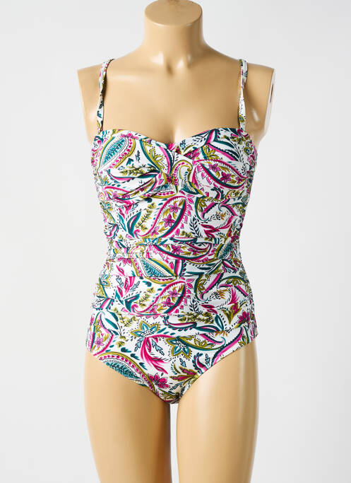 Costum de baie dintr-o singură piesă alb CYELL femeie