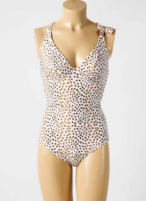 Costum de baie dintr-o singură piesă bej CYELL femeie