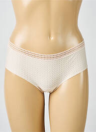 Shorty efect material satinat portocaliu ANTIGEL femme