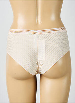 Shorty efect material satinat portocaliu ANTIGEL femeie