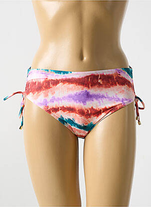 Costum de baie maternitate efect material satinat portocalie CYELL femeie