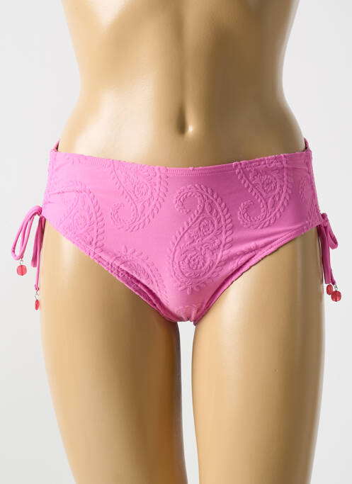 Chiloți de baie roz CYELL femeie