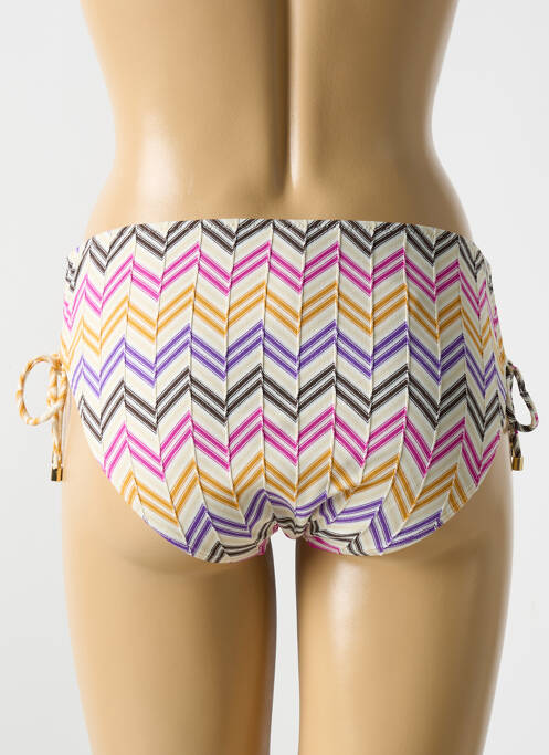 Chiloți de baie imprimeu dungi chiloți bej CYELL femme
