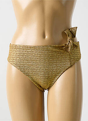 Chiloți de baie auriu CYELL femeie