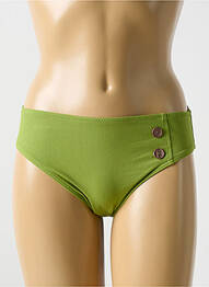Chiloți de baie elasticitate chiloți verde CYELL femme