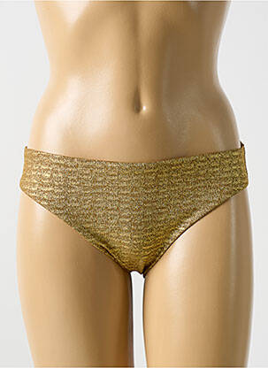 Chiloți de baie auriu CYELL femeie