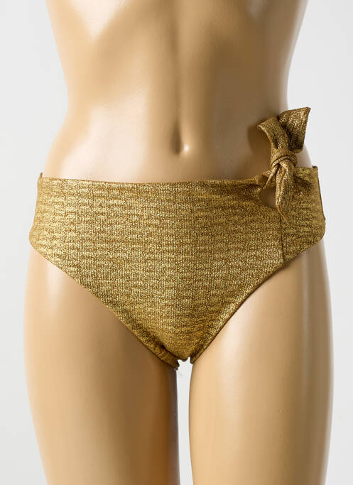 Chiloți de baie auriu CYELL femeie