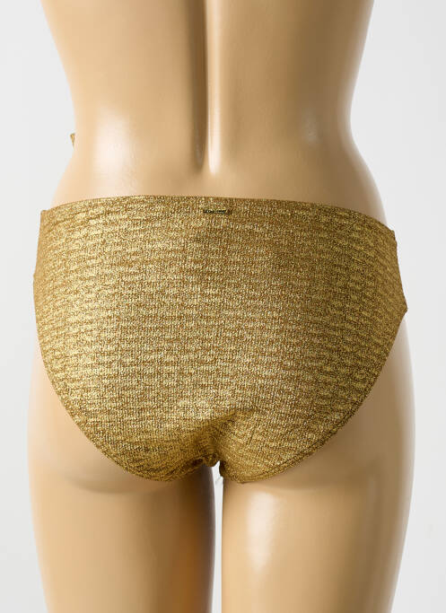 Chiloți de baie auriu CYELL femeie