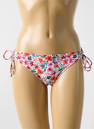 Chiloți de baie imprimeu floral bikini portocalie CYELL femeie