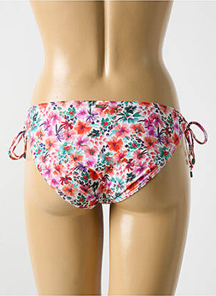 Chiloți de baie imprimeu floral bikini portocalie CYELL femeie