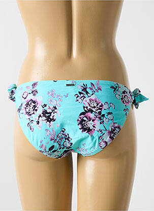 Chiloți de baie imprimeu floral bikini albastru CYELL femeie