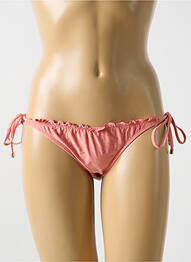 Chiloți de baie efect material satinat bikini roz CYELL femme