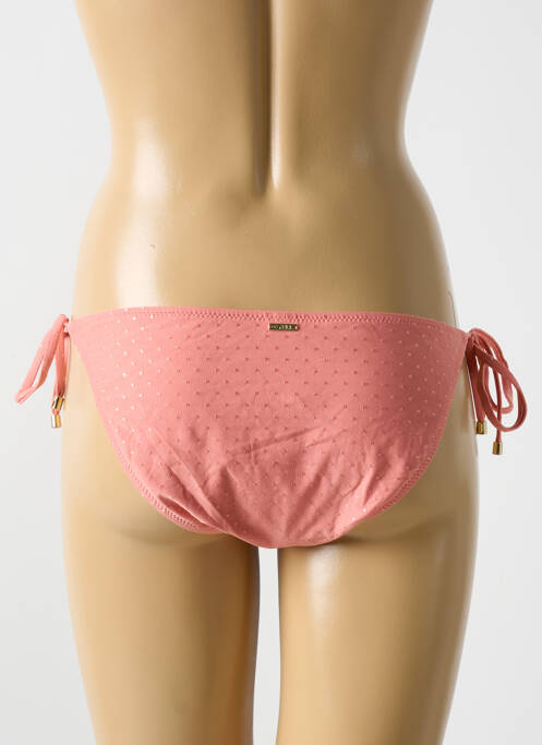 Chiloți de baie închidere cu legături de legat bikini roz CYELL femme