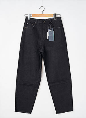 Blugi cu croială largă negru JOACY femeie