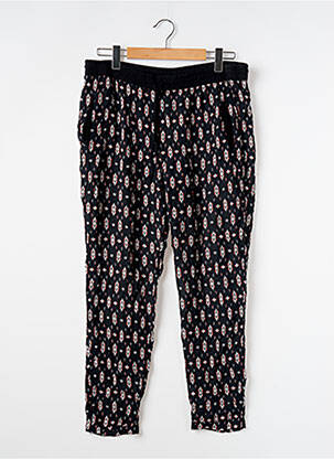 Pantalon larg țesătură poplin mărime normală negru PIMKIE femeie