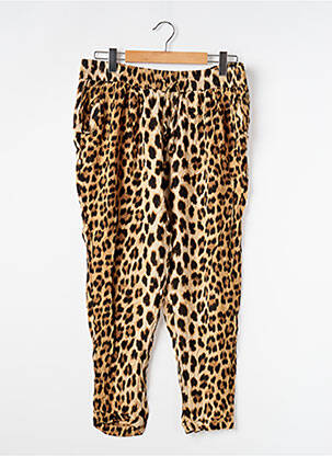 Pantalon larg maro ZARA femeie