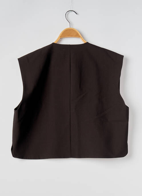 Vestă fără mâneci negru ZARA femeie