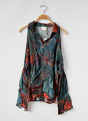 Tunică fără mâneci portocaliu REZINE femeie