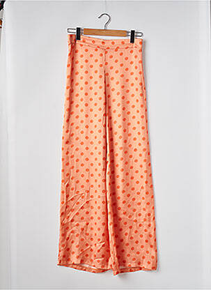 Pantalon larg portocaliu REZINE femeie