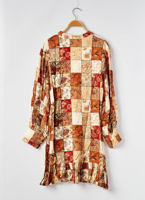 Rochie midi portocaliu REZINE femeie