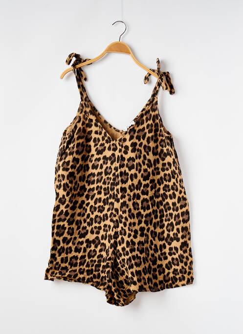 Salopetă scurtă maro PRETTY WIRE femeie