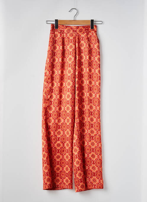 Pantalon larg portocaliu REZINE femeie