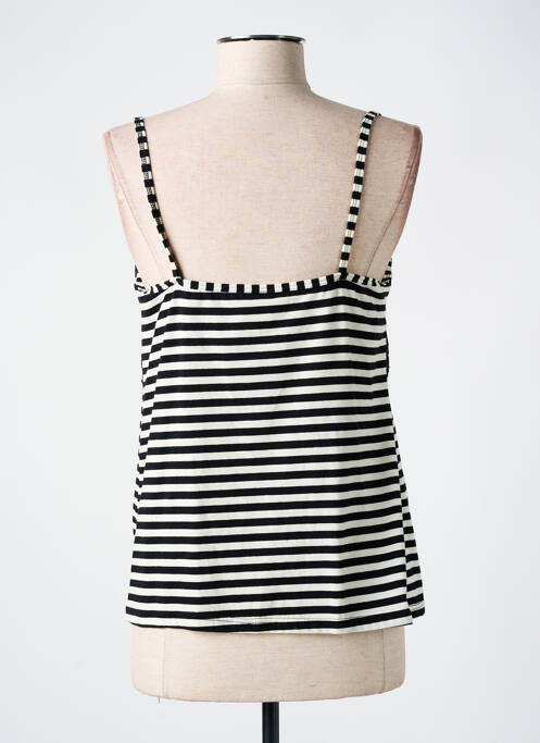 Top/caraco bretele elastice negru LE BOURGET femme