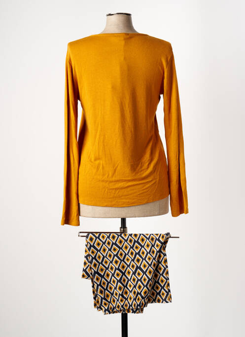 Pijama galben EIC-PI HAPPY PEOPLE femeie