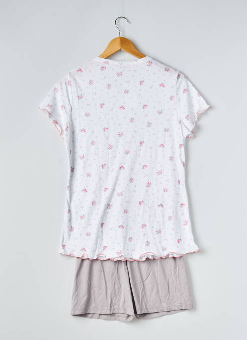 Pijamale scurte alb PRIMA ROSA femeie