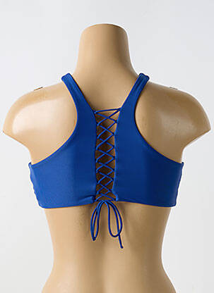 Sutien de costum de baie elasticitate sutiene albastru LULI FAMA femeie