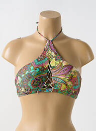 Sutien de costum de baie elasticitate bralete verde LULI FAMA femme